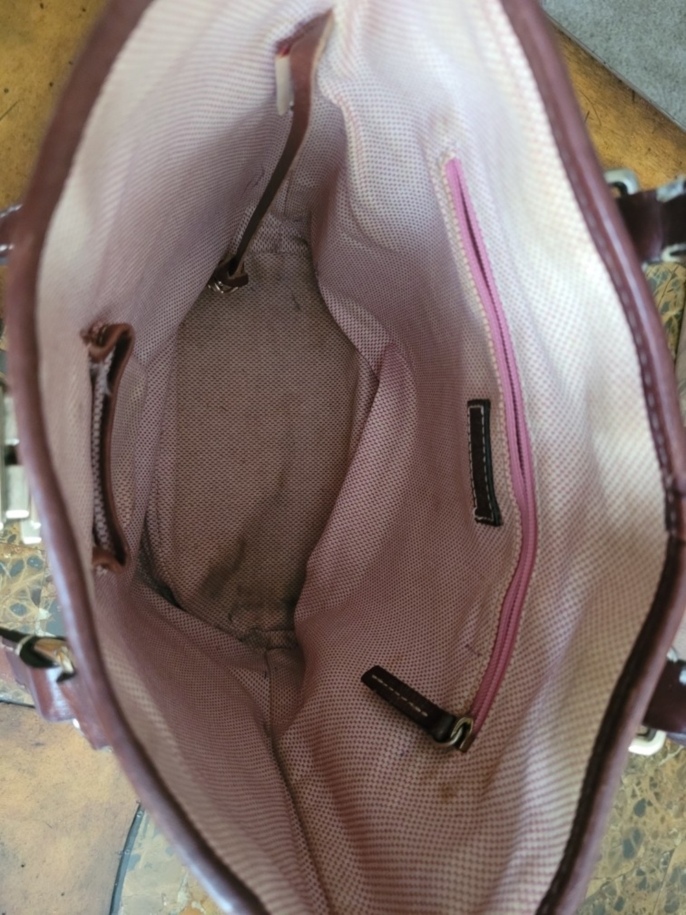 Dooney & Bourke Brown Signature Tote Bag - Picture 7 of 11